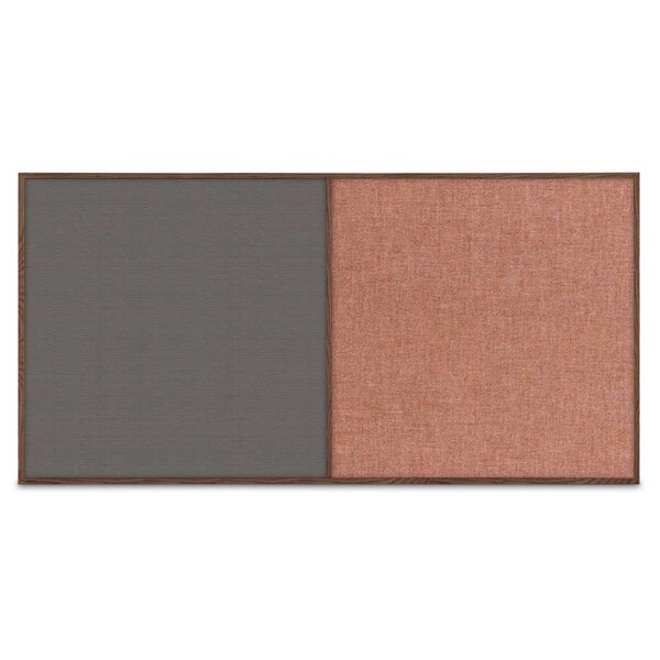 Enclosed Corkboard, 3 Door, 96"x48", 4" Fra